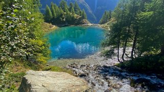 Le Lac Bleu 2091 m - Val d'Arolla Rando 2021