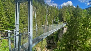 Hängebrücke Chessiloch - Biosphère de l'Entlebuch Rando 2021