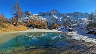 Le Lac Bleu 2091 m - Val d'Arolla null