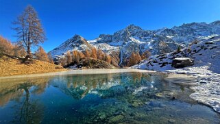 Le Lac Bleu 2091 m - Val d'Arolla null