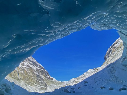 Grotte de glace de Zinal 2023 Valais - Suisse