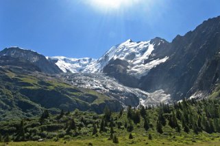 Glaciar de Bionnassay - Aiguille de Bionnassay 4052 m Rando 2012