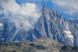 Le Brévent 2524 m et l'Aiguille du Midi 3842 m Rando 2017