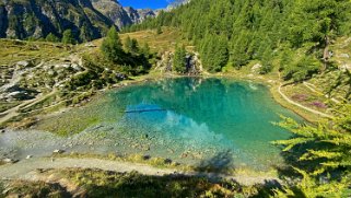 Le Lac Bleu 2091 m - Val d'Arolla Rando 2021