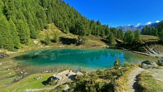 Le Lac Bleu 2091 m - Val d'Arolla Rando 2021