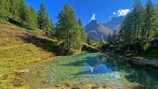 Le Lac Bleu 2091 m - Val d'Arolla Rando 2021