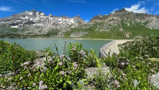 Lac de Salanfe 1908 m - Dents du Midi, Haute Cime 3257 m Rando 2024