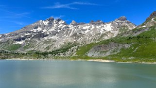 Lac de Salanfe 1908 m - Dents du Midi, Haute Cime 3257 m Rando 2024