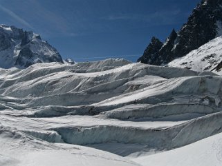 Descente de la Vallée Blanche - Chamonix Vallée Blanche 2009