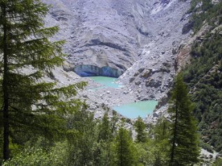 Mer de Glace vue depuis 