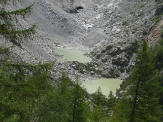 Mer de Glace vue depuis 