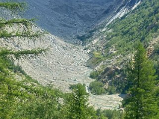 Mer de Glace vue depuis 