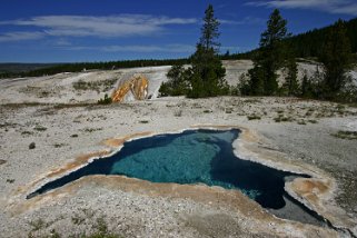 Blue Star Spring - Yellowstone National Park - Wyoming Etats-Unis 2005