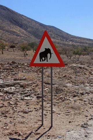 Attention Eléphant Namibie 2010