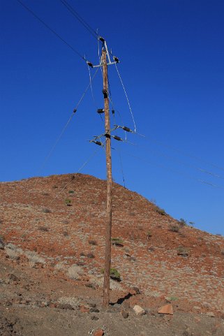 Ligne électrique Namibie 2010