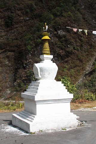 Stupa - Parc National de Trumshing Bhoutan 2013
