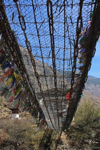 Pont de chaîne Bhoutan 2013