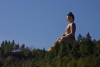 Le Buddha de Thimphu Bhoutan 2013