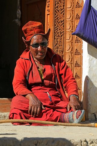 Moine à Bardan Gompa Ladakh 2016