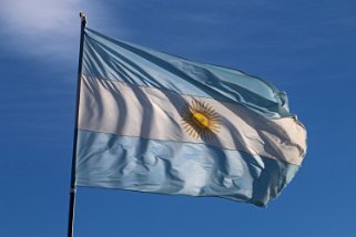 Drapeau d'Argentine Patagonie 2018