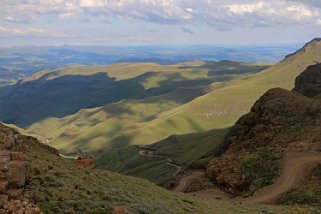 Maloti-Drakensberg Park - Piste pour la Sani Pass Afrique du Sud 2019