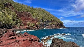 Kaihalulu Red Sand Beach - Maui Hawaii 2024